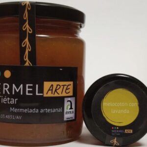 Mermelada extra de melocotón con lavanda