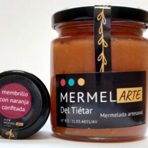 Mermelada extra de membrillo con naranja confitada