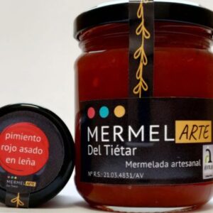 Mermelada extra de pimiento rojo asado en leña