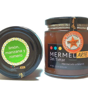 mermelada de limón, manzana y romero