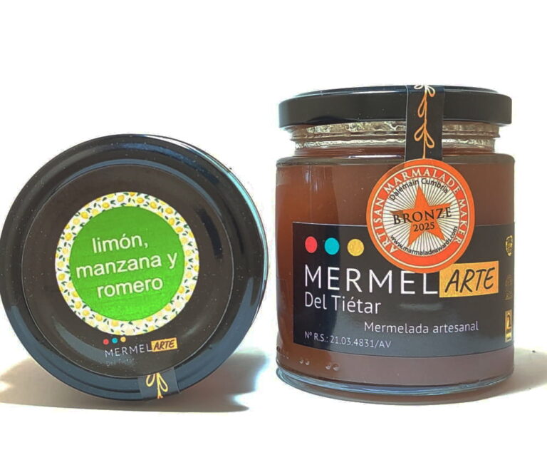 mermelada de limón, manzana y romero